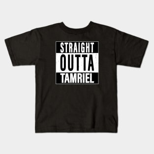 Straight Outta Tamriel Kids T-Shirt